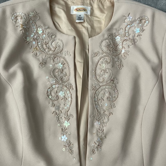 Vintage Talbots Embellished Dress Jacket - Picture 3 of 11
